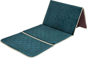 Foldable Prayer Mat And Backrest 2 In 1 ( Jai Namaz / Jae Namaz) (Random Color) ValueKartPk