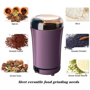 Multi-function Electric Grinder Grain Grinder Grinder Coffee Bean Machine Small Traditional Chinese Medicine Grinder (Random Color) ValueKartPk