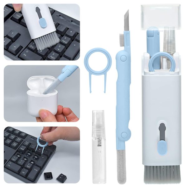 New Headset 7 In 1 Kit Scalable Keyboard Cleaner Brush Earphone Cleaning Pen Cleaner ValueKartPk