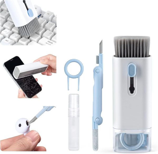 New Headset 7 In 1 Kit Scalable Keyboard Cleaner Brush Earphone Cleaning Pen Cleaner ValueKartPk