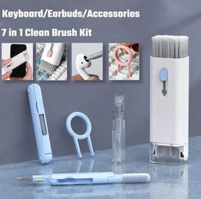 New Headset 7 In 1 Kit Scalable Keyboard Cleaner Brush Earphone Cleaning Pen Cleaner ValueKartPk