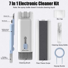 New Headset 7 In 1 Kit Scalable Keyboard Cleaner Brush Earphone Cleaning Pen Cleaner ValueKartPk