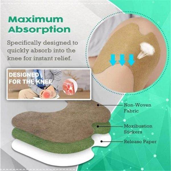 Pack Of 12 Knee Pain Relief Patch ValueKartPk