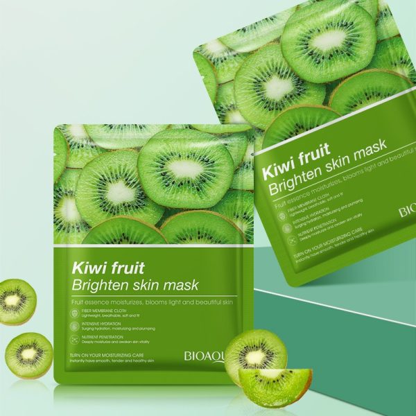 Pack Of 3 Bioaqua Kiwi Fruit Brighten Skin Face Mask ValueKartPk