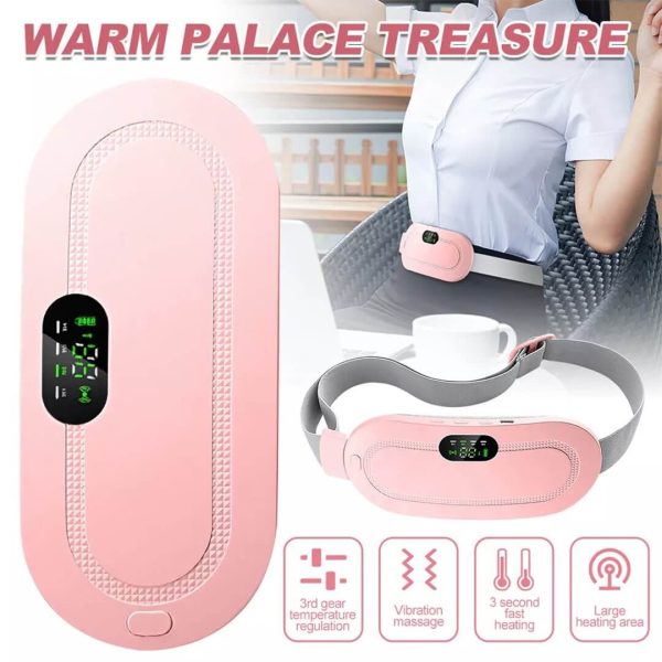 Period Cramp Relief Heater & Massager Belt | Electric Belt Massage For Women And Girls ValueKartPk