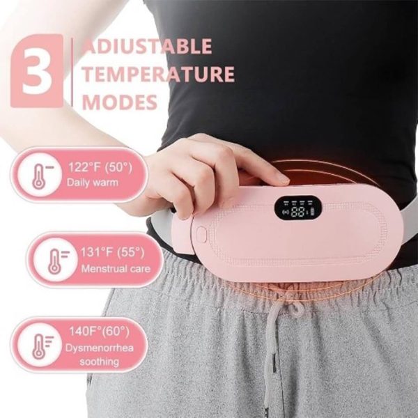 Period Cramp Relief Heater & Massager Belt | Electric Belt Massage For Women And Girls ValueKartPk