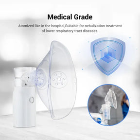 Portable Nebulizer For Asthma Rechargeable Inhaler Nebulizer Machine For Kids And Adults Medical Asthma Nebulizer ValueKartPk