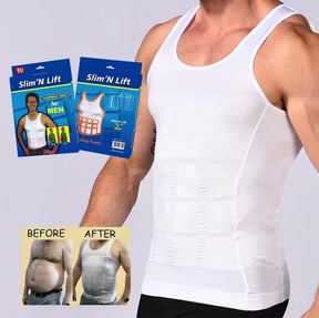 Slim n Fit Body Shaper Vest Shirt - Tank Top Sleeveless Shapewear For Men ValueKartPk