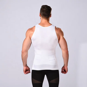 Slim n Fit Body Shaper Vest Shirt - Tank Top Sleeveless Shapewear For Men ValueKartPk