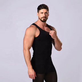 Slim n Fit Body Shaper Vest Shirt - Tank Top Sleeveless Shapewear For Men ValueKartPk