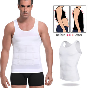 Slim N Fit Body Shaper Vest Shirt – Tank Top Sleeveless Shape wear For Men ValueKartPk