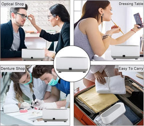 Ultrasonic Cleaner Jewelry Watch Eye Glasses Ring Makeup Brush Cleaning Machine (Random color) ValueKartPk