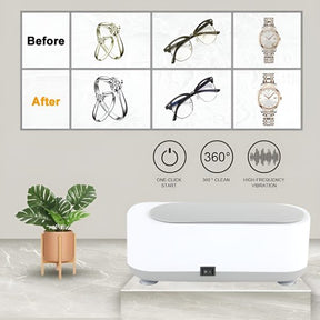 Ultrasonic Cleaner Jewelry Watch Eye Glasses Ring Makeup Brush Cleaning Machine (Random color) ValueKartPk