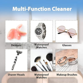 Ultrasonic Cleaner Jewelry Watch Eye Glasses Ring Makeup Brush Cleaning Machine (Random color) ValueKartPk