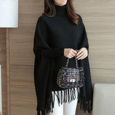 Winter’s Fashionable Attractive Plain Fleece Poncho For Women Winter Poncho For Girls ValueKartPk