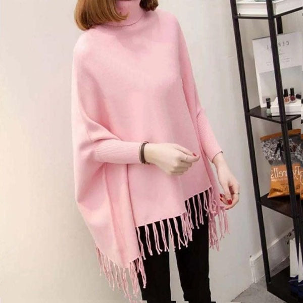 Winter’s Fashionable Attractive Plain Fleece Poncho For Women Winter Poncho For Girls ValueKartPk